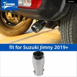 スズキ ジムニー 2019-24 リアテールマフラー排気チップ チューブカバー アクセサリー カスタムパーツ アクセサリー 交換用部品 互換品