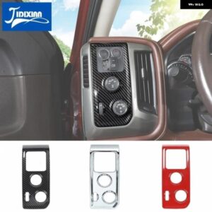 シボレー ヘッドライト スイッチパネル 装飾 カバー シルバラード GMC シエラ 2014-2018 インテリアアクセサリー カスタムパーツ ア
