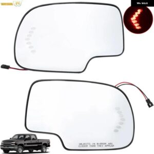 シボレー GMC ユーコン サバーバン シルバラード 1500 2500 3500 2003 - 2006 サイドドアウイングミラー ガラス加熱ウ