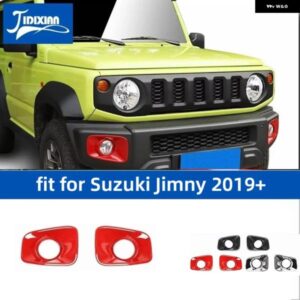 スズキ ジムニー 2019-24 フロントフォグライト ランプ 装飾 カバー 外装アクセサリー カスタムパーツ アクセサリー 交換用部品 互換品