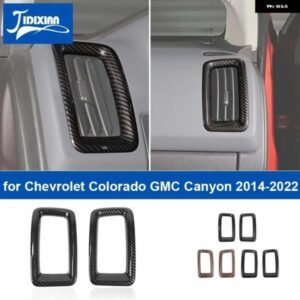 シボレー カーセンターコンソール サイド空調ベントアウトレット 装飾 カバー コロラド GMC キャニオン 2014-2022 カスタムパーツ ア