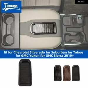 シボレー サバーバン タホ シルバラード 2019 アップ GMC シエラ ユーコン 2020 アップアームレスト ボックス 装飾 カバー カスタ