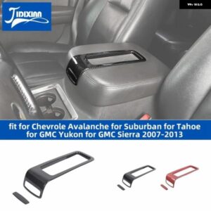 シボレー アバランチ サバーバン タホ GMC ユーコン シエラ 2007-2013 アームレスト ボックス 装飾 カバー カスタムパーツ アクセ