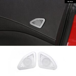 シボレー 2014-2019 コルベット C7 ステンレス カースタイリング インナードアパネル 装飾 メッシュステッカー カーアクセサリー カス