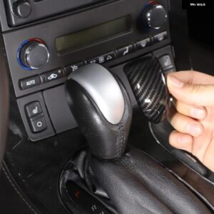 シボレー コルベット C6 2005-2013 カーボン/レッドシフトヘッドカバー 装飾 ステッカー インテリアアクセサリー カスタムパーツ アク