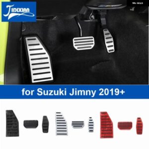 スズキ ガスブレーキフットペダル カバー ジムニー 2019-24 アップ左フットレスト ペダル アクセサリー カスタムパーツ アクセサリー 交換
