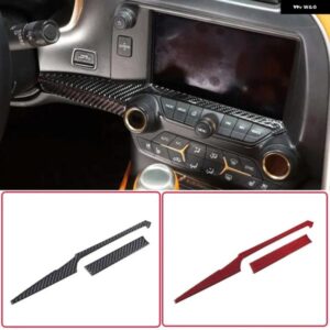 シボレー 2014-2019 コルベット C7 ソフトカーボンカースタイリング センターコントロールナビゲーション 装飾 ストリップステッカー カ
