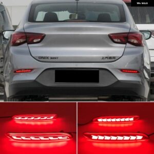 シボレー LED リアバンパー リフレクターライト キャバリエ 2019-23 流れるウィンカーブレーキ駆動ランプ カスタムパーツ アクセサリー