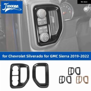 シボレー シルバラード GMC シエラ 2019-22 カーコンソール 空調コンセント 装飾 カバー カスタムパーツ アクセサリー 交換用部品 互
