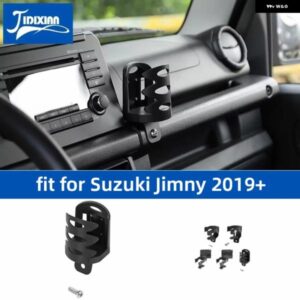 スズキ ジムニー 2019-24 2025 車携帯電話 ブラケット ドリンクカップホルダースタンド カスタムパーツ アクセサリー 交換用部品 互換