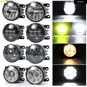 スズキ LED フォグランプ アセンブリ シトロエン ホンダ いすゞ 三菱 ルノー 車用フォグランプ ホワイト/アンプ イエロー フリー スイッチ