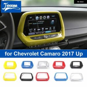 シボレー 車内ナビゲーション画面 GPS パネル 装飾 フレームカバー カマロ 2017-23 カスタムパーツ アクセサリー 交換用部品 互換品