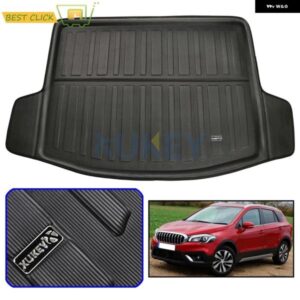 スズキ リアトランクマット SX4 S-CROSS クロスオーバー 2014-18 カーゴフロアブーツライナートレイカーペットプロテクターパッド