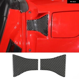 シボレー コルベット C6 2005-2013 ソフトカーボンドアハンドルドアボウルステッカー 外装モールドアクセサリー カスタムパーツ アクセサ