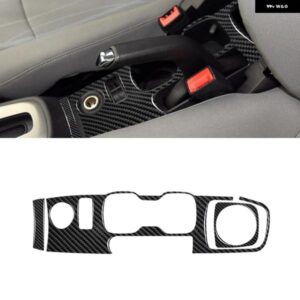 シボレー LHD ソニック 2012-16 カーボン PVC 車内ソフトトリム ハンドブレーキカップホルダーパネルステッカー カスタムパーツ アク
