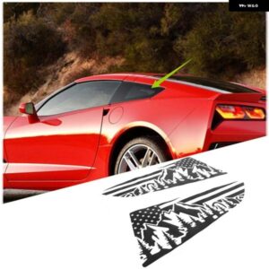 シボレー コルベット C7 2014-2019 PVC 素材窓 装飾 ステッカー 外装モールドアクセサリー カスタムパーツ アクセサリー 交換用部