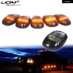 シボレー 5個 キャブルーフクリアランスマーカー ランプ フルストリップ LED ライト ダッジ フォード GMC ースーパーデューティー トラッ