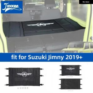 スズキ ジムニー 2019-24 リアトランクカーテンカバー 収納 袋 収納 片付けアクセサリー カスタムパーツ アクセサリー 交換用部品 互換品