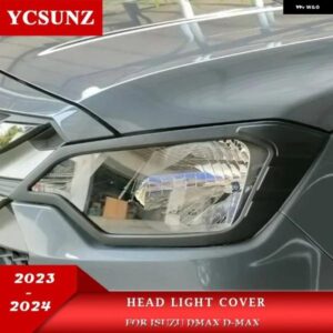 ブラックヘッドライト カバー いすゞ DMAX D-MAX 2023 2024 ダブルキャビンカーアクセサリー カスタムパーツ アクセサリー 交換用部品 互換