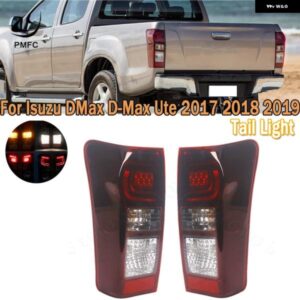 LED リアテールライト ブレーキ ランプ テールランプ アセンブリワイヤーハーネス電球交換付きいすゞ DMAX D-MAX UTE 2017 2018 2019 カス