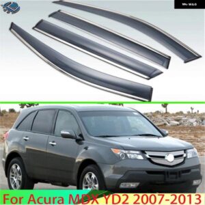 アキュラ MDX YD2 2007-2013 プラスチック 外装 バイザー ベント シェード ウィンドウ サン レイン ガード ディフレクター 4個 40148 2008