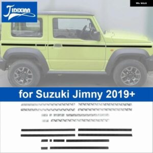 スズキ 車体サイドドア装飾カバー ストリップ ジムニー 2019-24 アップ 外装 アクセサリー カスタムパーツ アクセサリー 交換用部品 互換