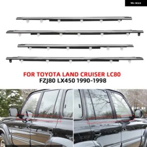ランドクルーザー LC80 FZJ80 LX450 75710-60021 1990-1998 ドア窓ガラス モールディングトリム ウェザーストリップシールベルトウェザース