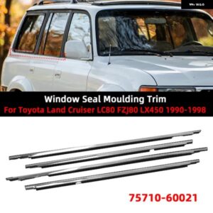 ウェザーストリップランドクルーザー LC80 FZJ80 LX450 75710-60021 1990-1998 ドア窓ガラス モールドトリム ウェザーストリップシールベル