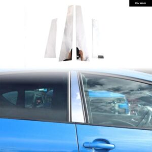 セアト レオン 2008-2012 ステンレス 窓 C ピラー装飾パッチステッカー アクセサリー 4個 カスタムパーツ アクセサリー 交換用部品 互換品