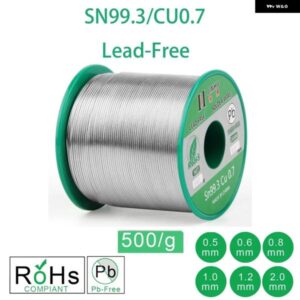 500G 1.1LB はんだワイヤー SN99.3 CU0.7 ロジンコア電気はんだ ROHS カスタムパーツ アクセサリー 交換用部品 互換品