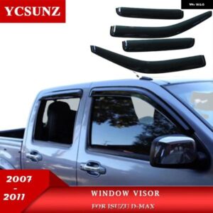 ABS サイドウィンドウ ディフレクターいすゞ D-MAX DMAX 39387 雨窓バイザーダブルキャビンアクセサリー カスタムパーツ アクセサリー 交換