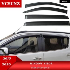 ABS ウィンドウ ディフレクターいすゞ MUX 2013-20 ウィンドウ バイザーサンレインガードカーアクセサリー カスタムパーツ アクセサリー 交