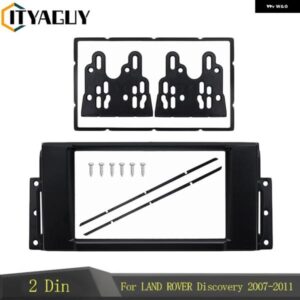 2 DIN カーラジオフレーム LAND ROVER DISCOVERY 2007-2011 RANGE ROVER 2005-2009 DVD ステレオパネル ダッシュトリム キットフェイシアカ