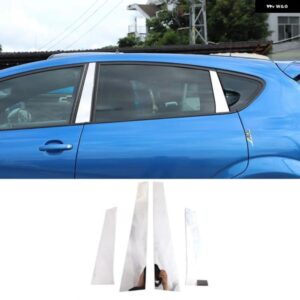 セアト レオン MK2 2008-2012 ステンレス 窓 C ピラーセンターピラートリム ステッカー カーアクセサリー カスタムパーツ アクセサリー 交