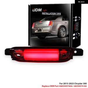3D 光学 LED サード ブレーキ ライト アセンブリ 2015-2023 クライスラー 300 リア センター ルーフ ハイマウント LED サード ブレーキ カ