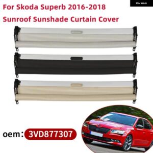 車パノラマ サンシェードカーテンシュコダ 2016-2018 3VD877307 サンシェードカーテンカバー アセンブリ カスタムパーツ アクセサリー 交換