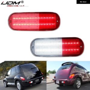LED バンパー リフレクターライト クライスラー PT クルーザー フルレッド LED テールライト /ブレーキ リアフォグライト 白色リバースライ