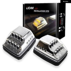 フロントバンパー ホワイトアンバー LED DRL ウィンカーライト メルセデス W463 Gクラス G500 G550 G600 G55 G63 AMG ポジションライト 90-