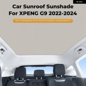 XPENG G9 2022-2024 車静電吸着 サンシェードカバー 断熱天窓ステッカー 自動車アクセサリー カスタムパーツ アクセサリー 交換用部品 互換
