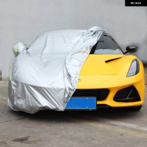 ロータス EMIRA 2021-2023 防水 フルカーカバー 雪氷 防塵 日焼け止めカバー 屋内屋外オールシーズン車カバー カスタムパーツ アクセサリー