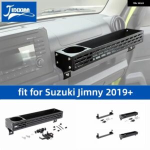スズキ ジムニー 2019-24 副パイロットアームレスト ハンドル 収納 ボックス電話ホルダーアクセサリー カスタムパーツ アクセサリー 交換用