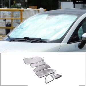 フィアット 500 2010-2023 フロントガラス サンシェード車内日焼け止めと UV 折りたたみ式全窓ガラス サンシェード カスタムパーツ アクセ