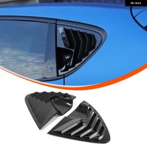 SEAT LEON 2008-2012 車リア三角ブラインド装飾カバー ステッカー ABS オートアクセサリー 2個 カスタムパーツ アクセサリー 交換用部品 互