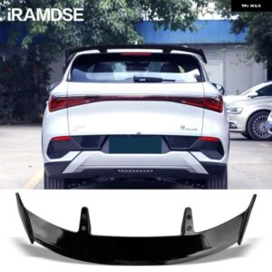 ブラックスポイラー BYD ATTO 3 元プラスカーボン柄 タイプ TE リアトランク フロントガラス ルーフウイングアクセサリー カスタムパーツ