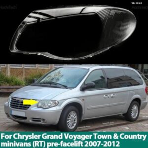 ガラス レンズケース ヘッドライト キャップ ランプ シェードシェル クライスラー グランドボイジャー タウンカントリー ミニバン RT フェイ