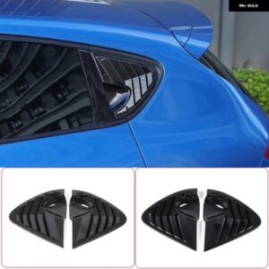 セアト レオン MK2 2008-2012 ABS カーボンリアウィンドウ トライアングル 外装 シャッターディフレクター装飾 ACCESSRORIES カスタムパー