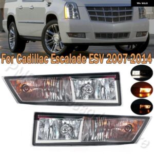 フォグライト フロントバンパー フォグランプ 車アセンブリデイドライブランプ キャデラックエスカレード ESV 2007-2014 10383562 10383563