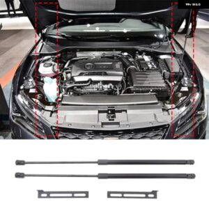 カーボン黒セアトレオン 2013-2018 フロントフード油圧ロッド減速ロッドサポートロッドアクセサリー カスタムパーツ アクセサリー 交換用部