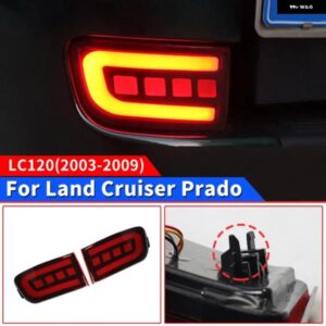 2003-2009 ランドクルーザー プラド 120 ストップランプ テールライト リアフォグライト アセンブリアクセサリー LC120 バンパー ライト カ