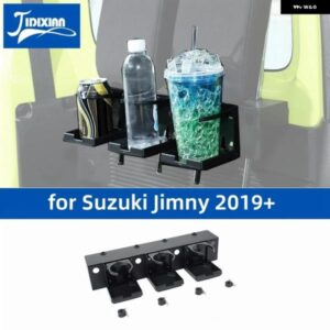 スズキ 汎用 ヘッドレスト ブラケットドリンクカップホルダーサポートアクセサリー ジムニー 2019-24 アップ カスタムパーツ アクセサリー